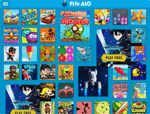 Tablet Screenshot of friva10games.com